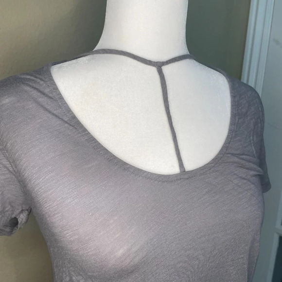 BP NORDSTROM Strap Detail T Shirt Short Sleeved Top - small - Picture 4 of 4